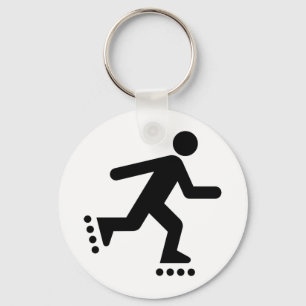 Nyckelkedja för Rollerblade-symbol Nyckelring