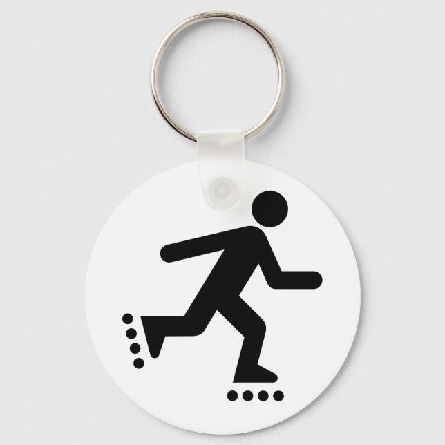 Nyckelkedja för Rollerblade-symbol Nyckelring (Framsida)