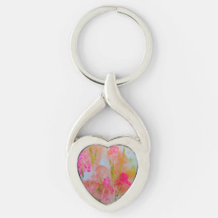 Nyckelkedja för Rosa Garden Metall