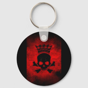 Nyckelkedja för Royal Skull Krona Nyckelring