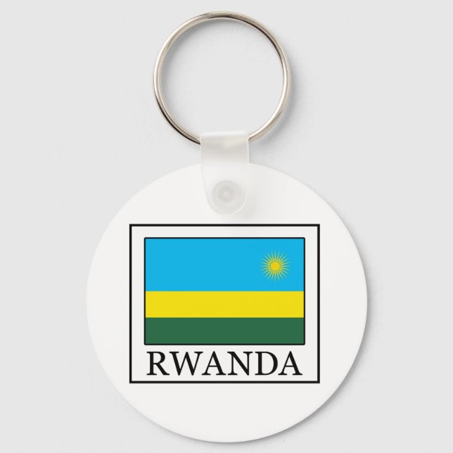 Nyckelkedja för Rwanda Nyckelring (Framsida)