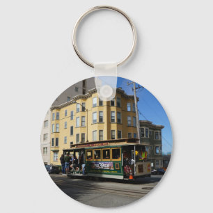 Nyckelkedja för San Francisco-kabelbil nr 4 Nyckelring