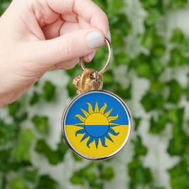 Nyckelkedja för SCA-utökning Rund Silverfärgad Nyckelring