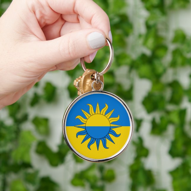 Nyckelkedja för SCA-utökning Rund Silverfärgad Nyckelring (Hand)