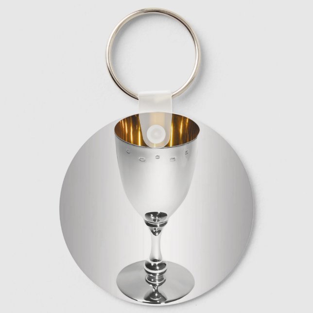 Nyckelkedja för silver-chalice nyckelring (Framsida)