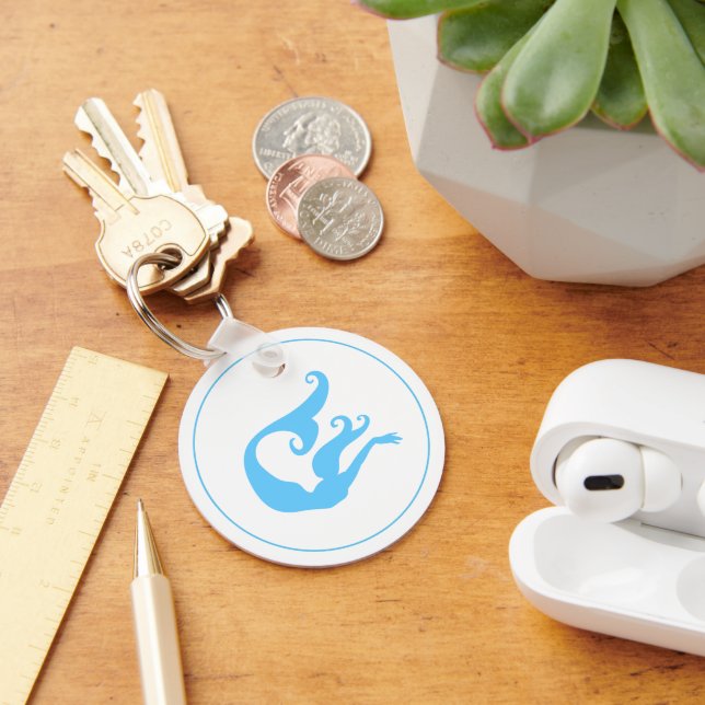 Nyckelkedja för sjöjungfru nyckelring (Skrivbord)
