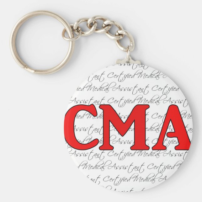 Nyckelkedja för sjukvårdsassistent för auktorisera nyckelring (Framsidan)