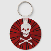 Nyckelkedja för Skull och korsben