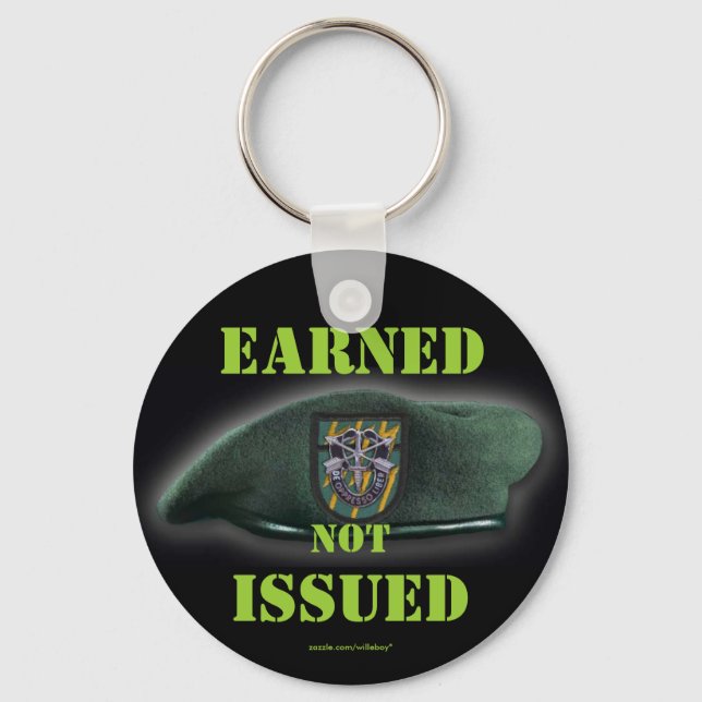 Nyckelkedja för snabbpaket för grönt med speciella nyckelring (Framsida)