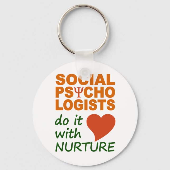 Nyckelkedja för social Psychologists Nyckelring (Framsida)