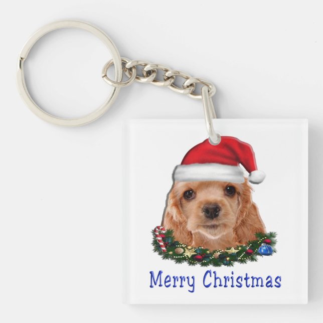 Nyckelkedja för sockerspaniel (Framsidan)