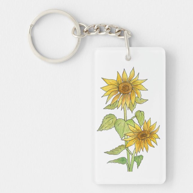 Nyckelkedja för solblommor (Framsidan)