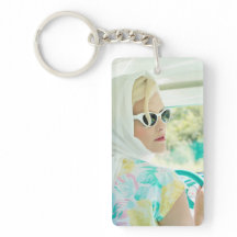 Nyckelkedja för söt Retro-sommardagsenhet