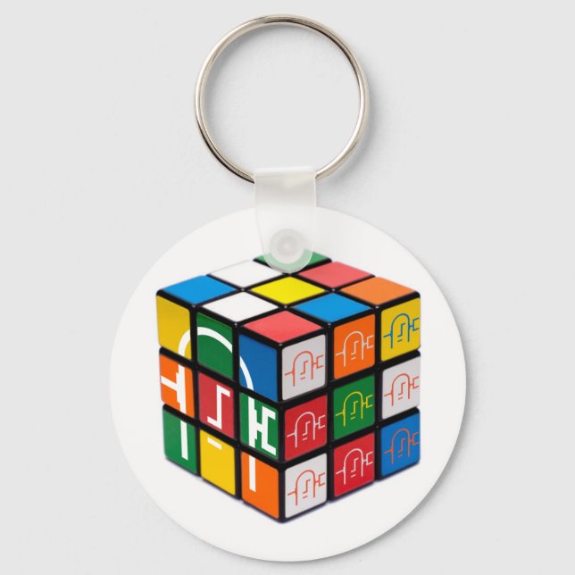 Nyckelkedja för Spatula City Cube Nyckelring (Framsida)