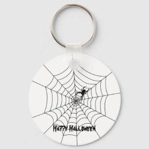 Nyckelkedja för spindelnät Halloween Nyckelring