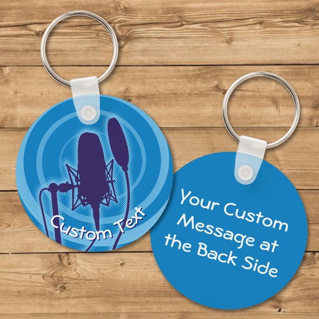 Nyckelkedja för Studio Microphone Nyckelring (Skapare uppladdad)