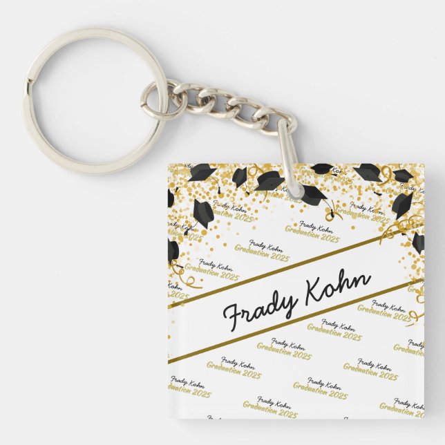 Nyckelkedja för Svarta Anpassningsbarna Studenten (Framsidan)