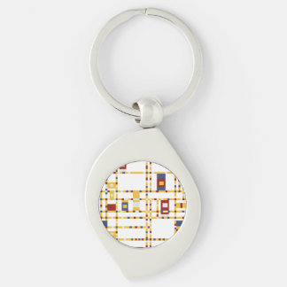 Nyckelkedja för Swirl Metall