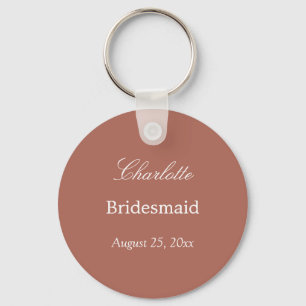 Nyckelkedja för Tacken Cocoa Sienna Bridesmaid Nyckelring