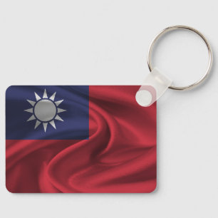 Nyckelkedja för Taiwan-Flagga Nyckelring