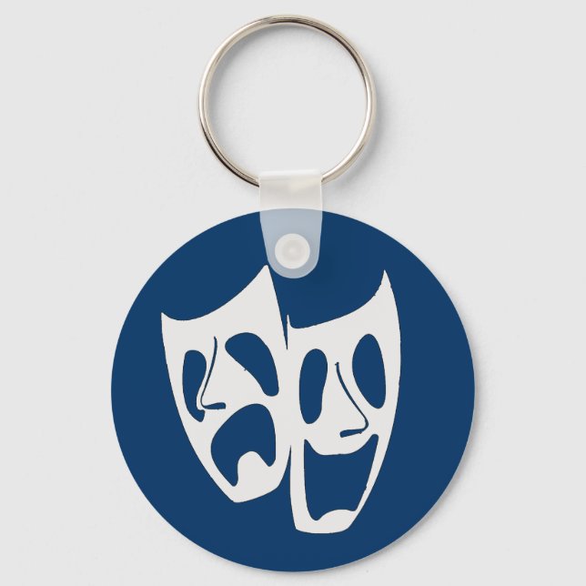 Nyckelkedja för teatermasker nyckelring (Framsida)