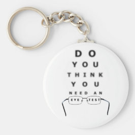 Nyckelkedja för testdiagram i Öga Nyckelring