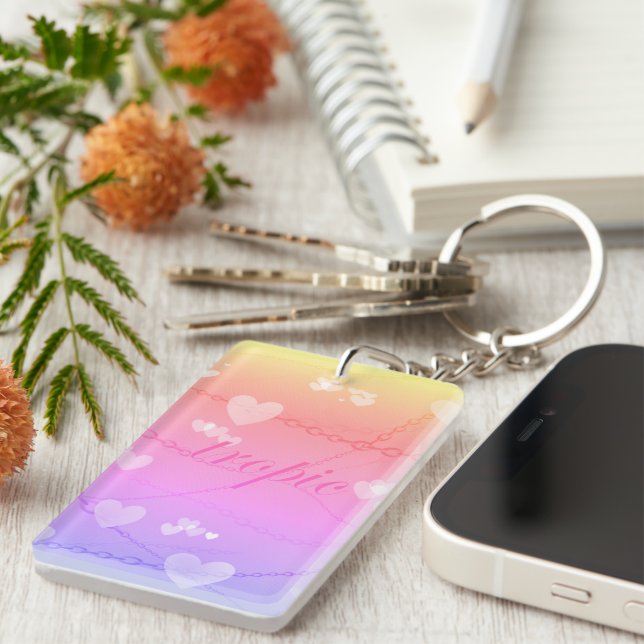 Nyckelkedja för tropikens hjärtekedja (Högra Framsidan)