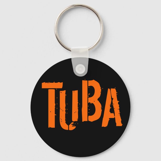 Nyckelkedja för TUBA-knapp Nyckelring (Framsida)