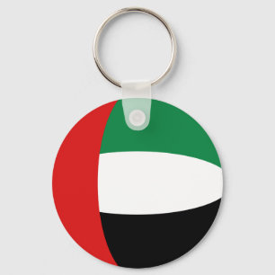 Nyckelkedja för UAE Fisheye Flagga Nyckelring