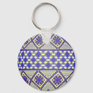 Nyckelkedja för ukrainska Påskägget (Pysanka) Nyckelring