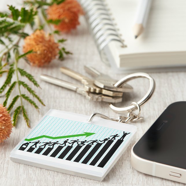 Nyckelkedja för uppåtgående trenddiagram (Skapare uppladdad)