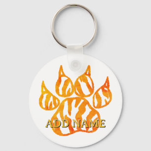 Nyckelkedja för utskrift av Anpassningsbar med vat Nyckelring