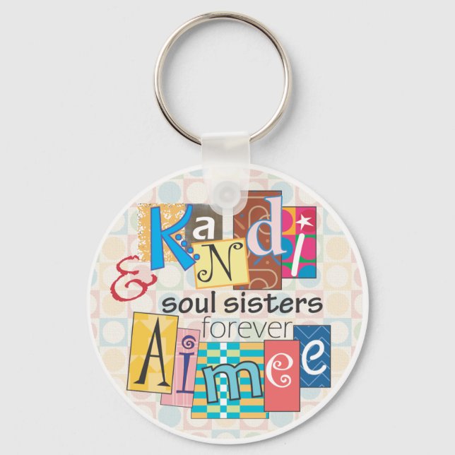 Nyckelkedja för vänskap nyckelring (Framsida)