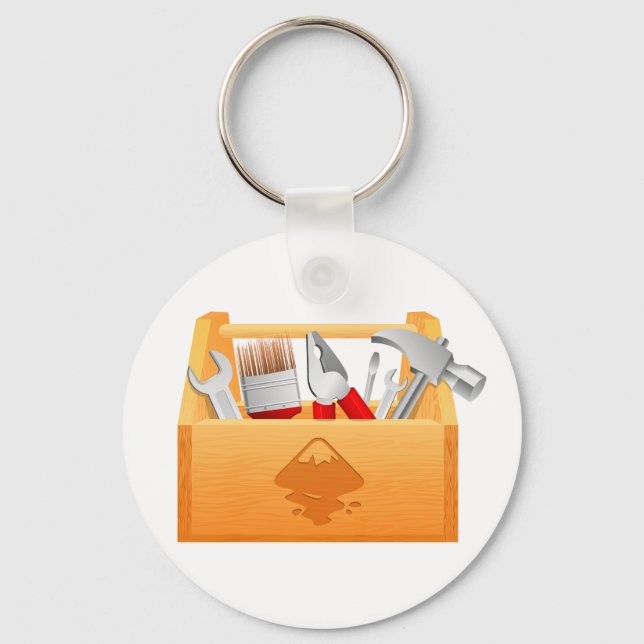 Nyckelkedja för verktygslåda nyckelring (Framsida)