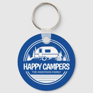 Nyckelkedja för Vintage av Campers-lycklig Nyckelring