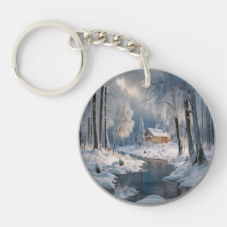 Nyckelkedja för vinterdesign