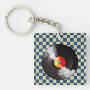 Nyckelkedja för vinylpost