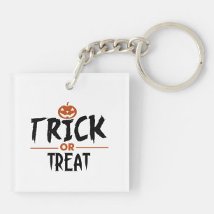 Nyckelkedja för vit Snyggt Happy halloween