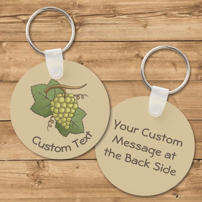 Nyckelkedja för vita druvor nyckelring (Skapare uppladdad)