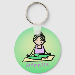 Nyckelkedja för Yoga Namaste Nyckelring