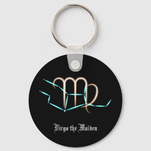 Nyckelkedja för Zodiac Constellation Våg Nyckelring