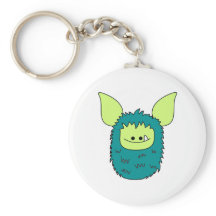 Nyckelkedja - Grönt Fuzzling