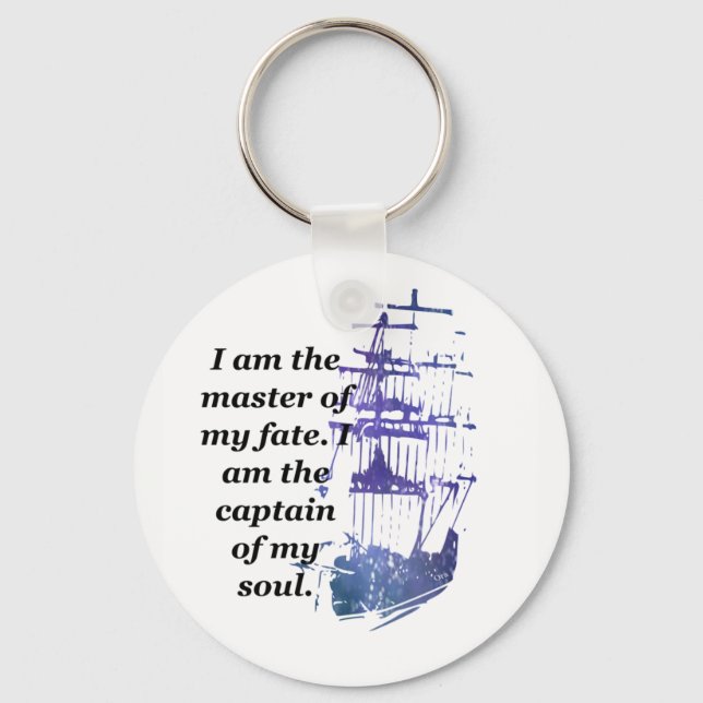 Nyckelkedja I är mitt ödes härskare Nyckelring (Framsida)