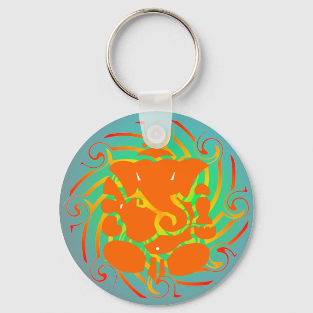 Nyckelkedja i Ganesh Nyckelring (Framsida)