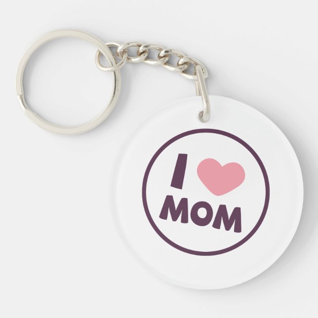 Nyckelkedja i Kärlek Mamma Mors dag (Framsidan)