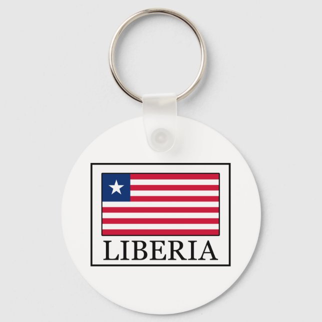 Nyckelkedja i Liberia Nyckelring (Framsida)