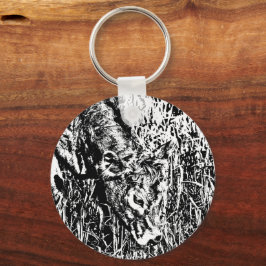 Nyckelkedja i metall, 5,08 cm nyckelring