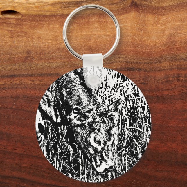 Nyckelkedja i metall, 5,08 cm nyckelring (Framsida)