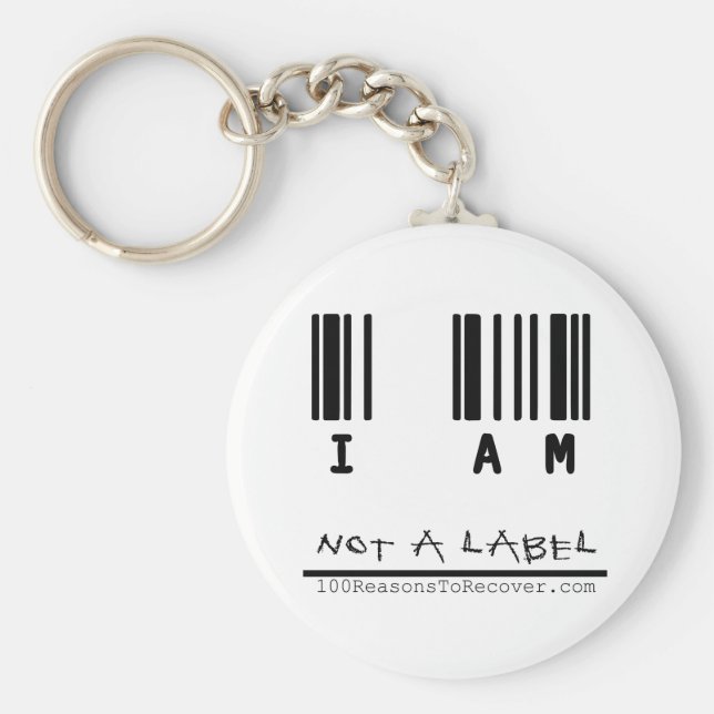 Nyckelkedja - ingen etikett nyckelring (Framsidan)