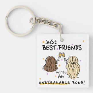Nyckelkedja "Just Best Friends"